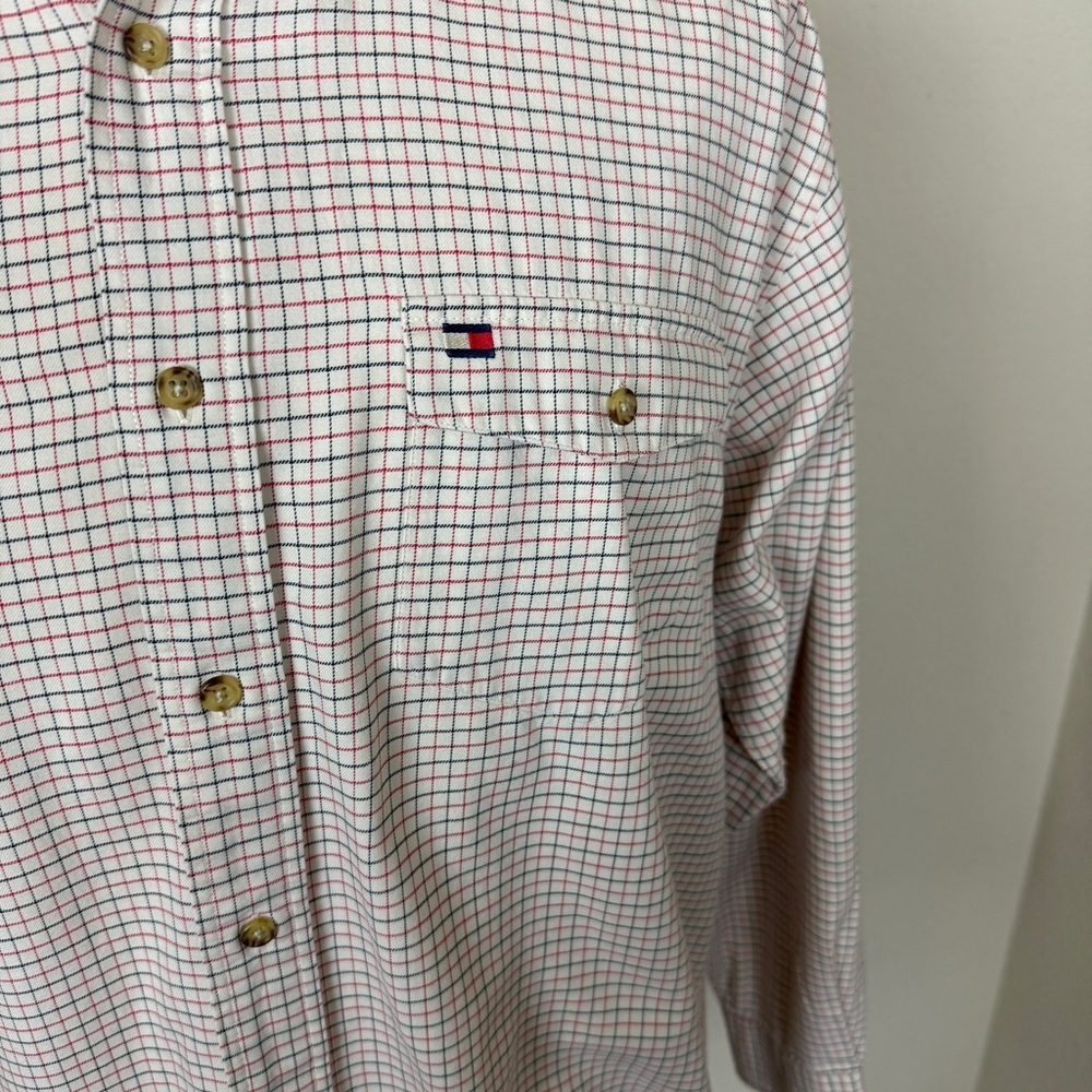 Tommy Hilfiger Men’s Plaid Long Sleeve Button Down. | Size L - Picture 3 of 9
